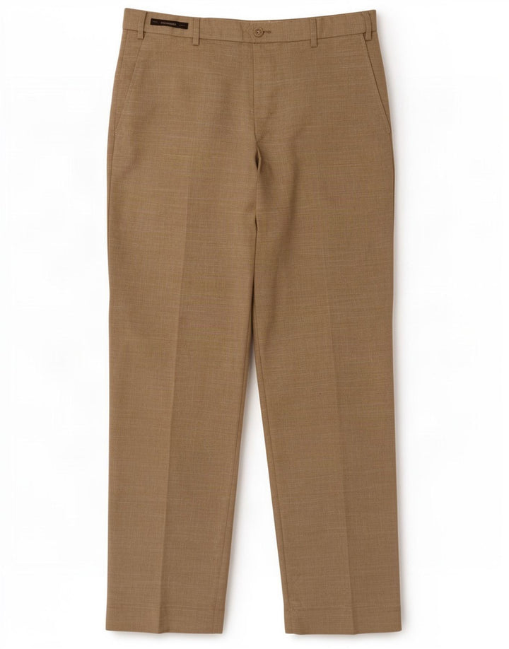 Marks & Spencer Straight Suit Bukser til mænd W32 L31 Beige Polyester