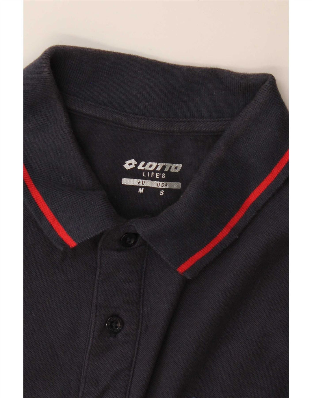 Lotto Herre Life's Polo Shirt Medium Navy Blue