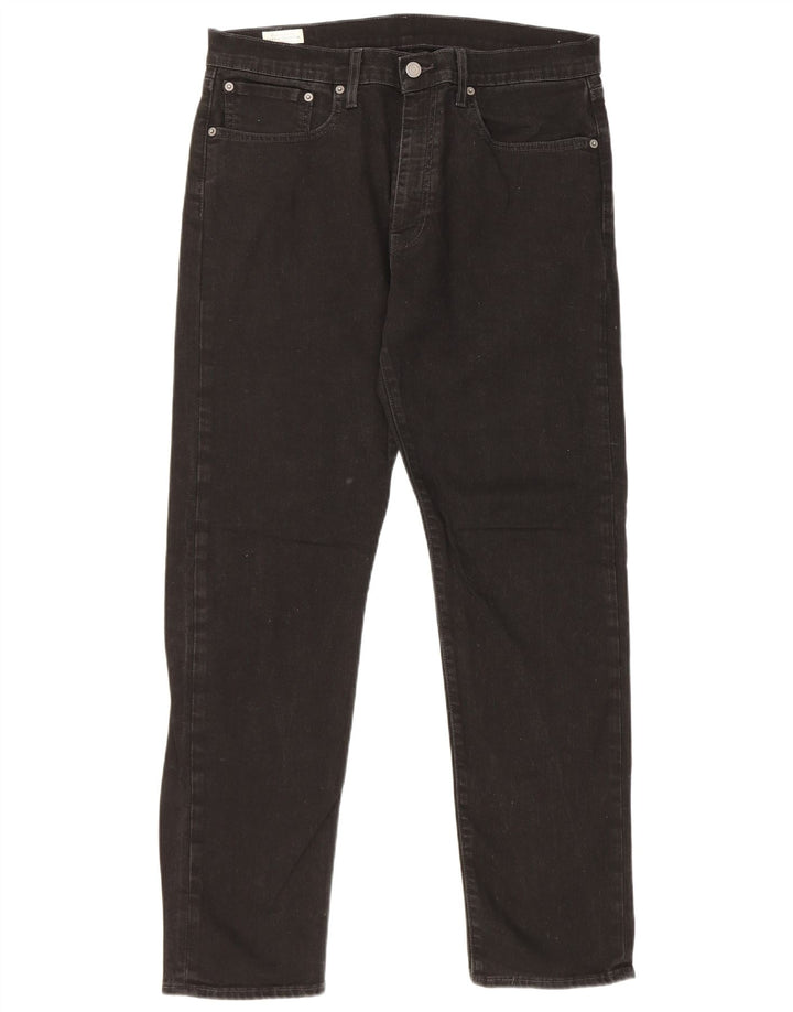 Levi's Herre 502 tilspidsede jeans W34 L32 Sort
