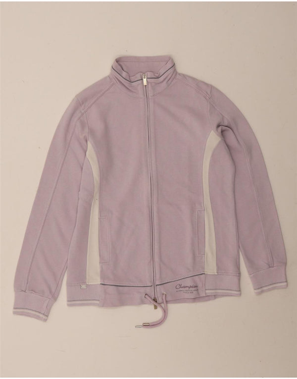 Champion Dame Easy Fit træningsdragt Topjakke UK 14 Medium Lilla