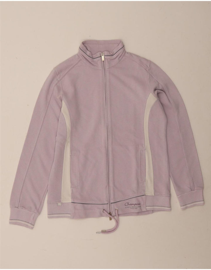 Champion Dame Easy Fit træningsdragt Topjakke UK 14 Medium Lilla