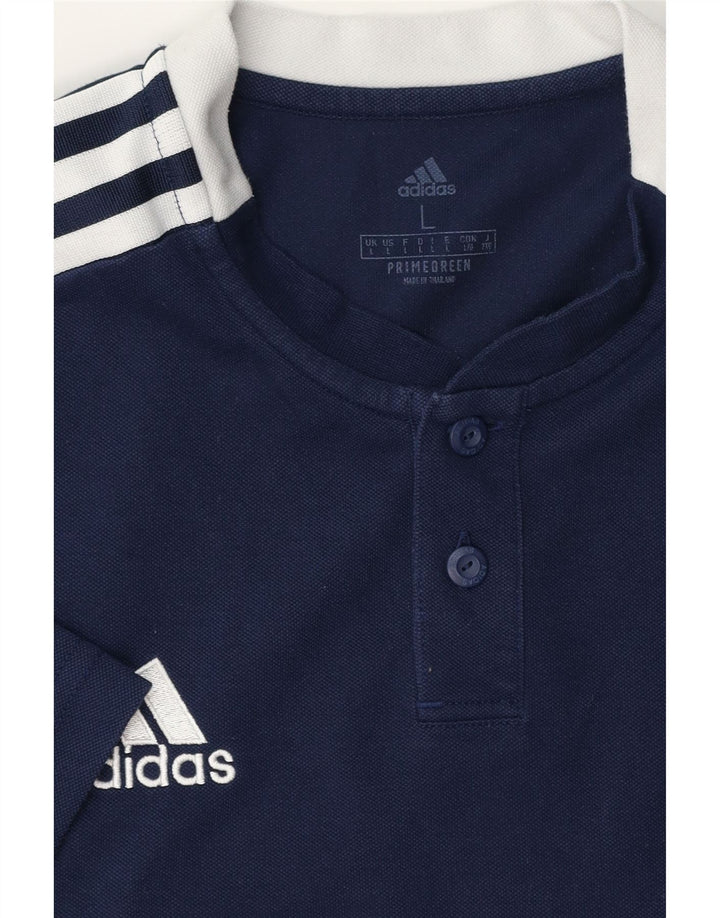 ADIDAS Herre Aeroready T-Shirt Top Stor Marineblå