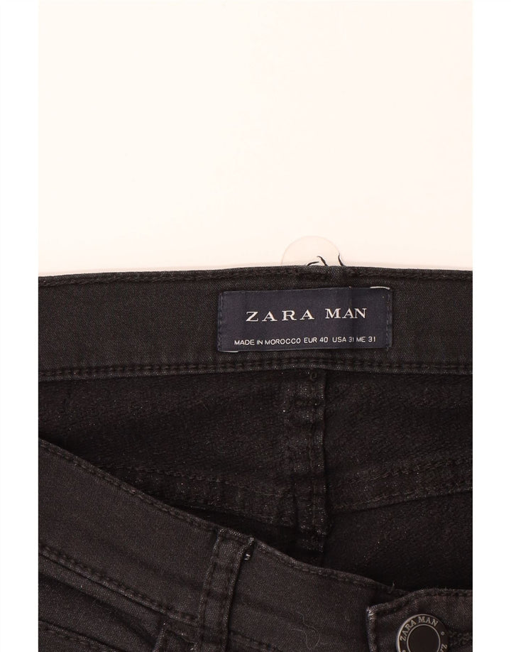 ZARA Mens Skinny Jeans EU 40 Medium W31 L29 Black Vintage Zara and Second-Hand Zara from Messina Hembry 