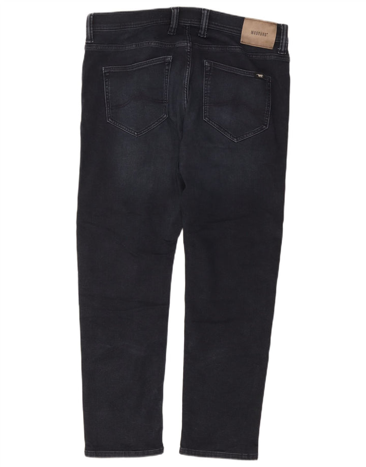 MUSTANG Herre Oregon Slim Jeans W35 L30 Marineblå Bomuld