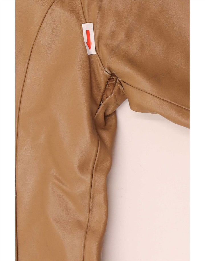 Conbipel Dame Læderjakke IT 44 Medium Brun