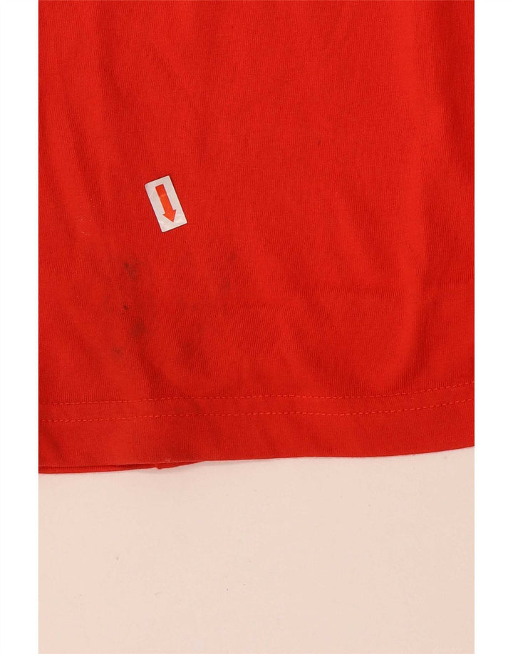 Puma Herre grafisk T-shirt Top Medium Rød Bomuld