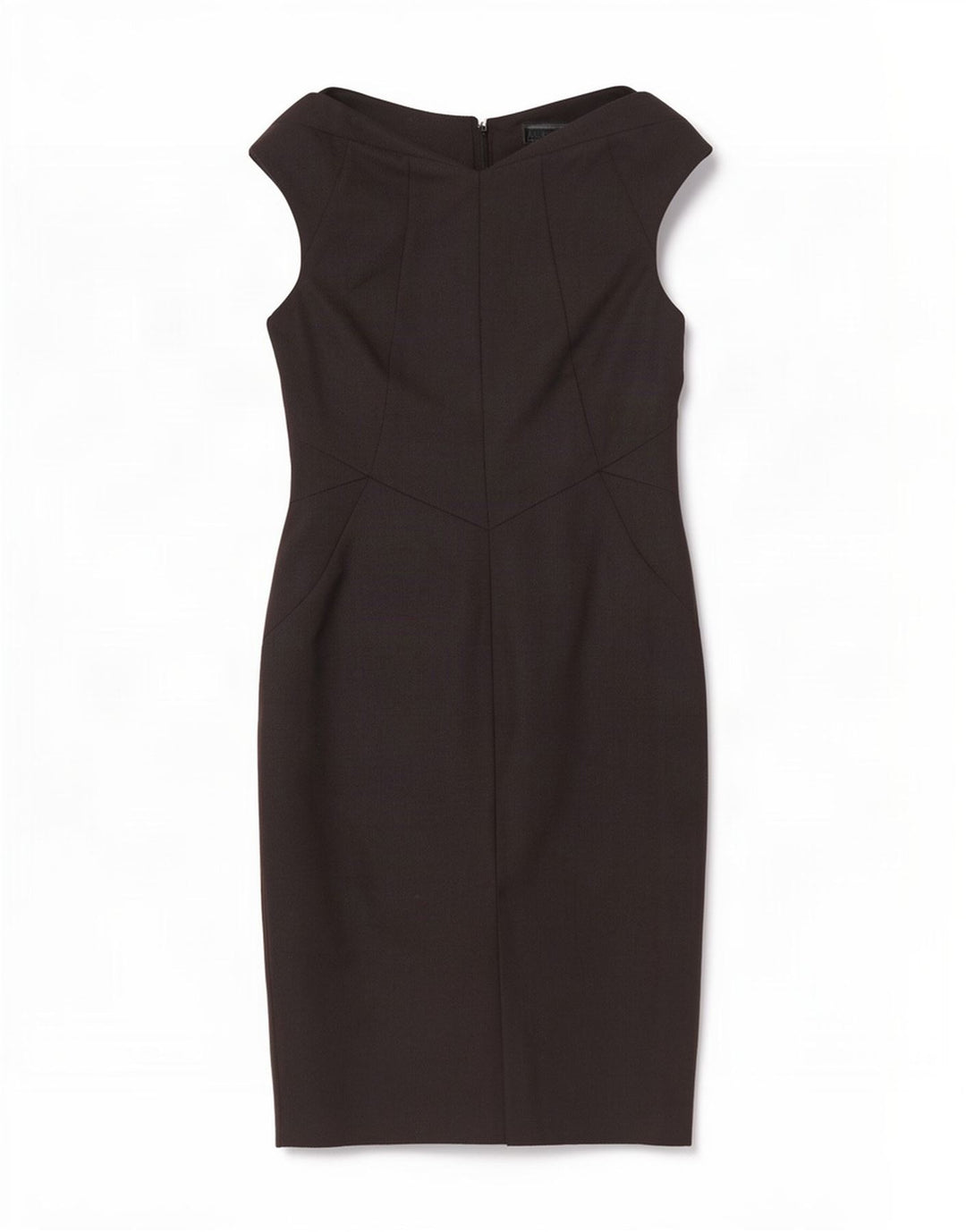 Næste Kvinders Ærmeløs Skede Kjole UK 10 Small Black Polyester