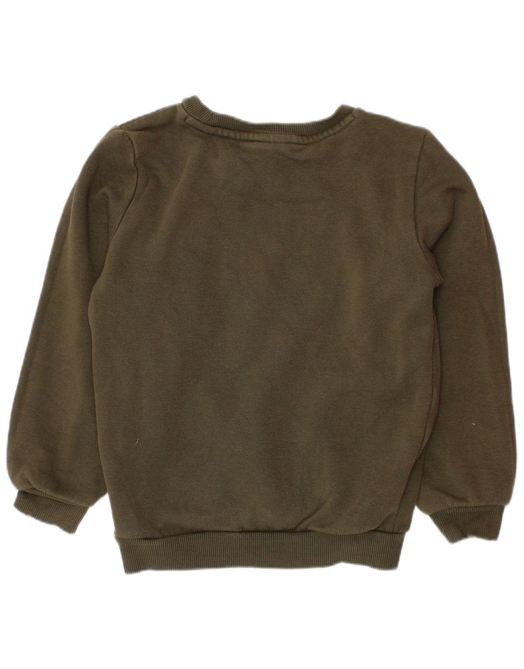 PUMA Graphic Sweatshirt Jumper til drenge 3-4 år Khaki Bomuld
