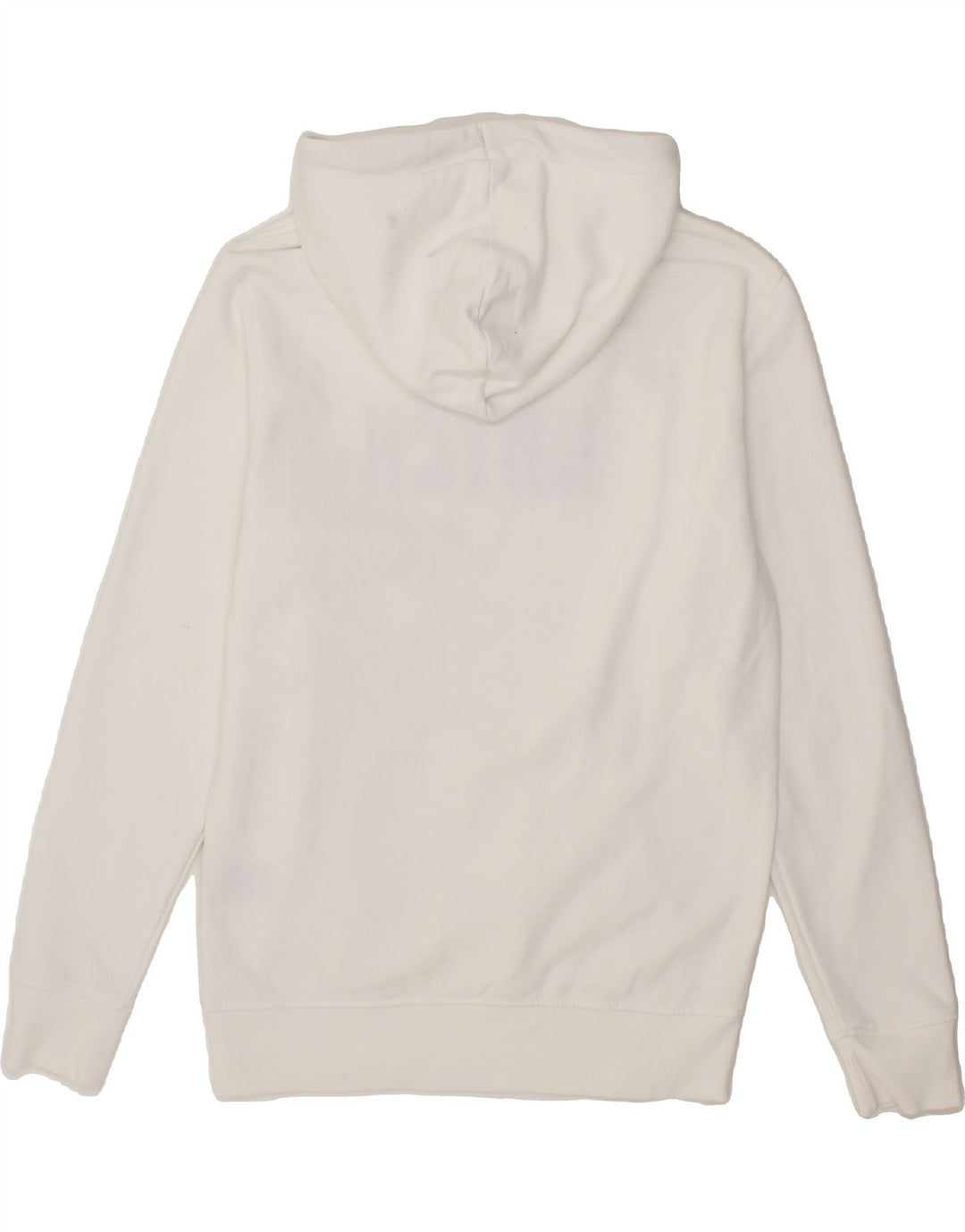 DATCH Mens Graphic Hoodie Jumper Large White Cotton Vintage Datch and Second-Hand Datch from Messina Hembry 