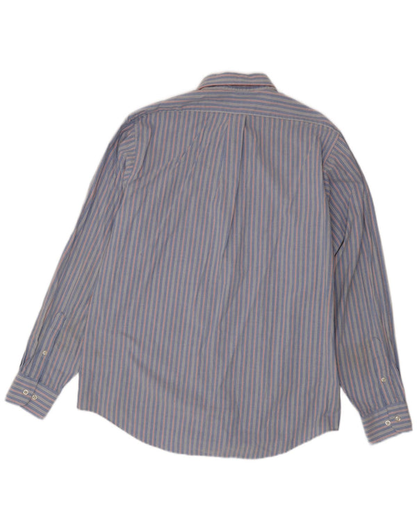 Chaps Herre Classic Fit skjorte str. 16 1/2 Large Blue Pinstripe Cotton