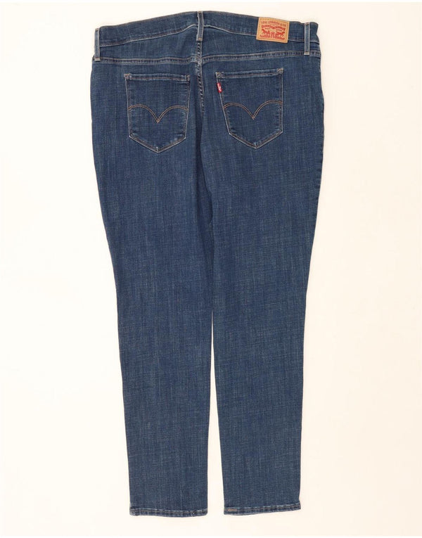Levi's Womens 311 Shaping Skinny Jeans US 16 2XL W36 L30 Blå Bomuld