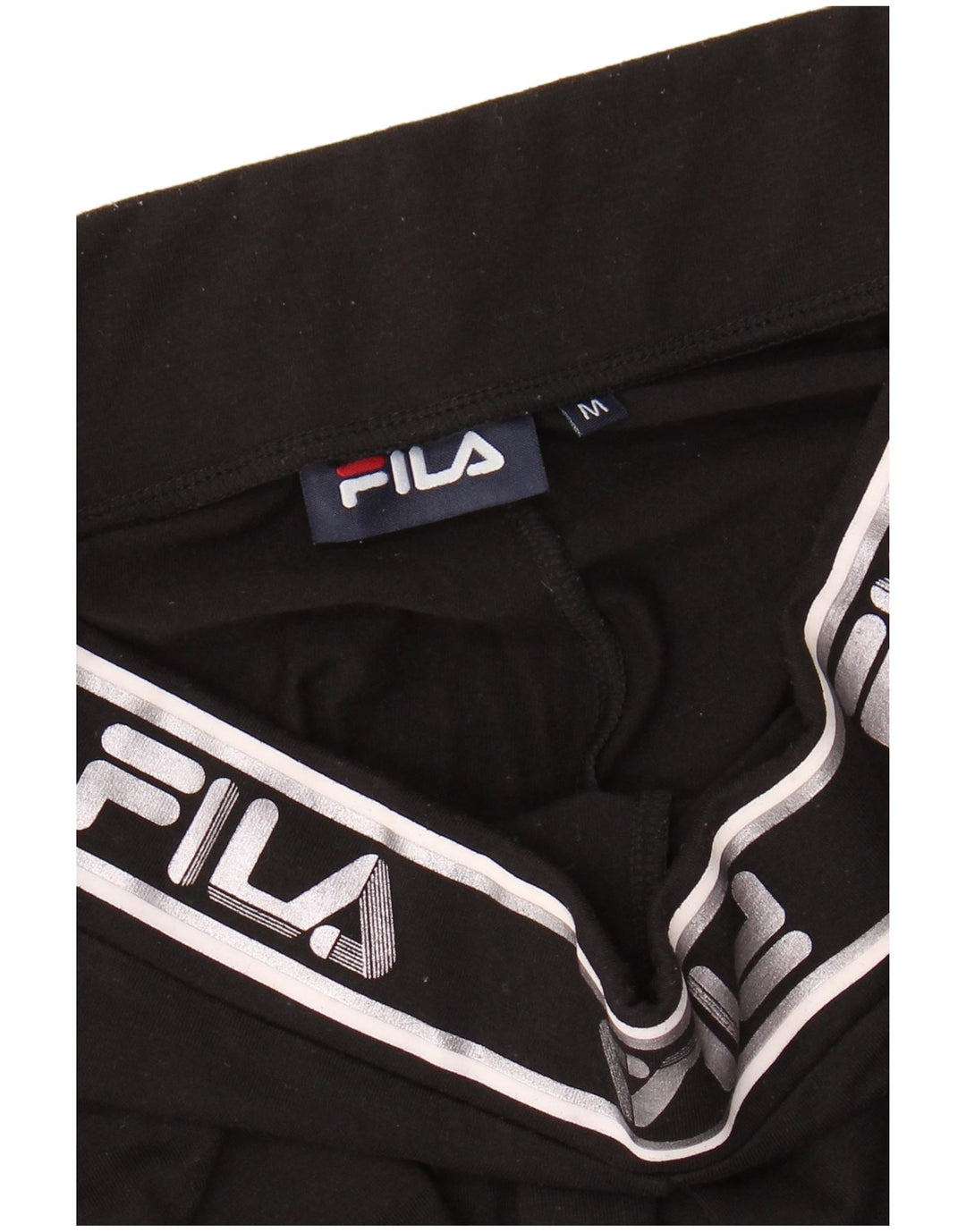 FILA Grafiske Leggings til kvinder UK 12 Medium Sort