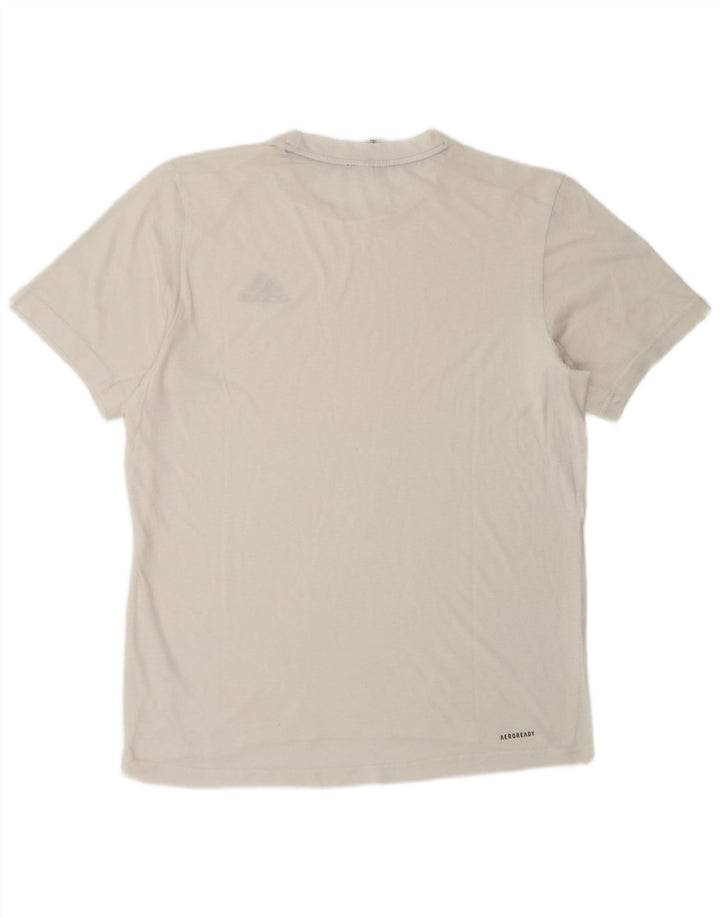 Adidas Herre T-Shirt Top Lille Hvid