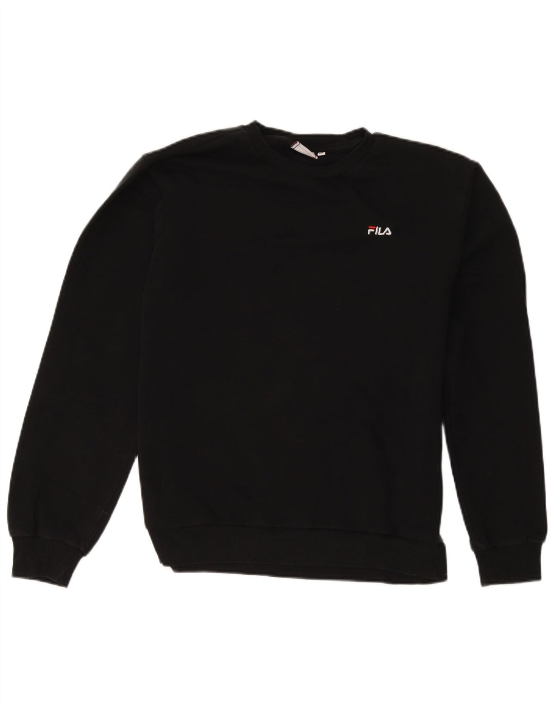 Fila Herre Sweatshirt Jumper Medium Sort Bomuld Sports