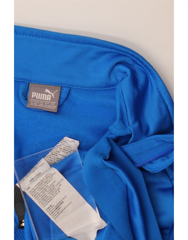 Puma Træningsdragt Topjakke til drenge 13-14 år Blå Polyester