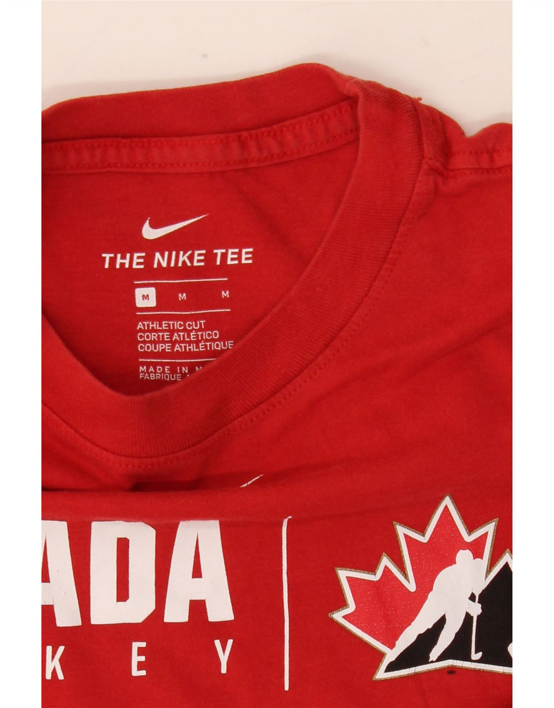 Nike Boys Athletic Cut Grafisk T-shirt Top 10-11 år Medium Rød