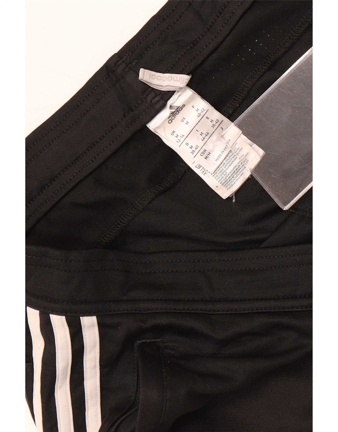Adidas Dame Climacool Træningsdragt Bukser UK 12/14 Medium Sort Polyester