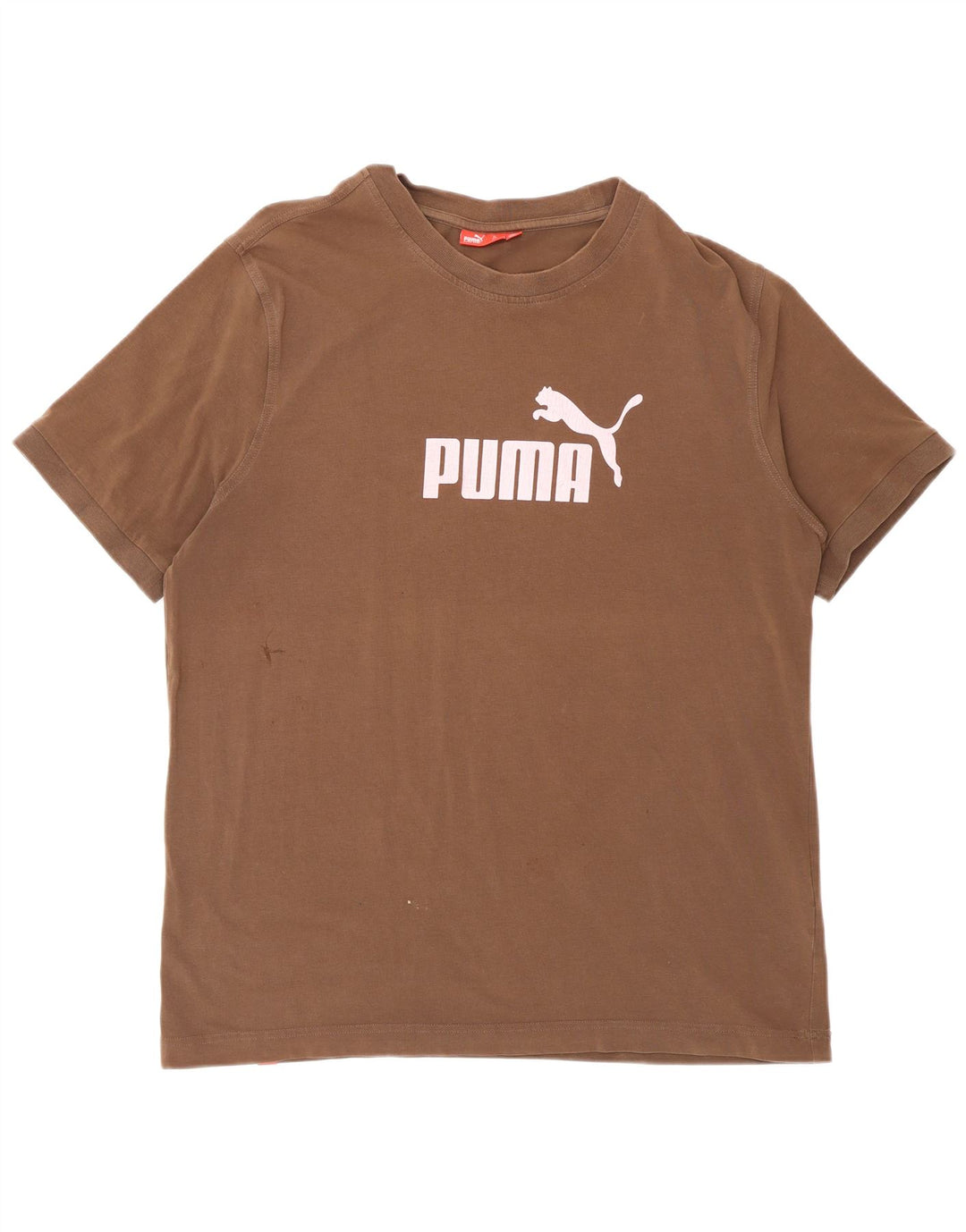 PUMA Herre grafisk T-shirt Top Stor Brun