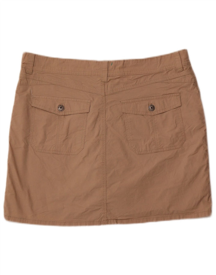 LEE Dame Mini Skort US 16 2XL Brun Bomuld