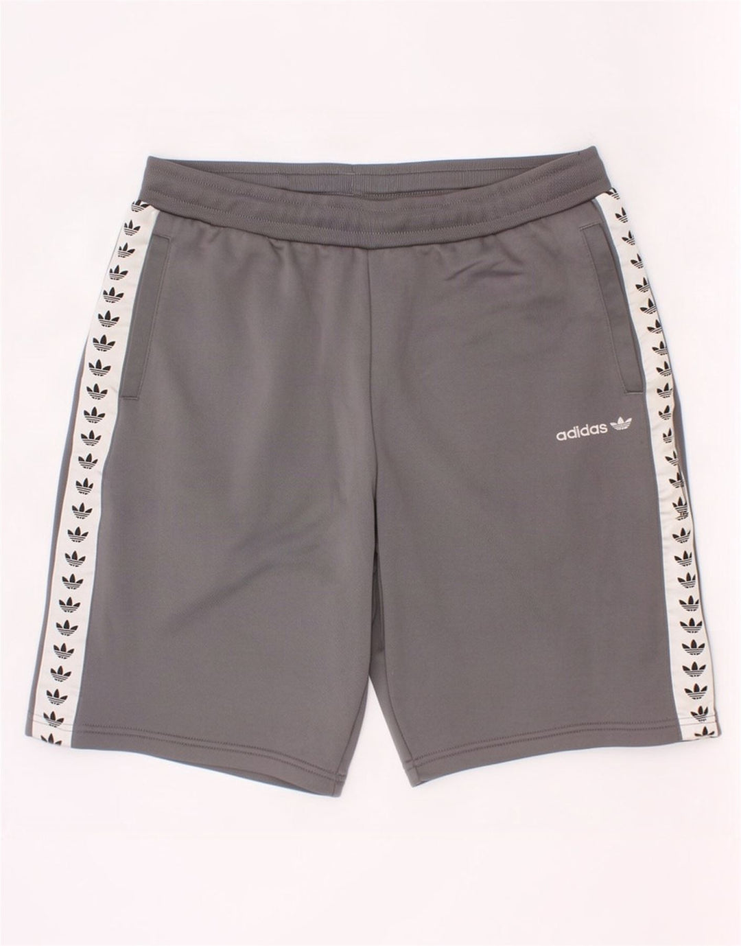 Adidas drenge grafiske sportsshorts 13-14 år Grå Colourblock Polyester