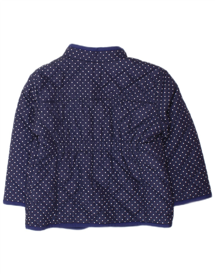 TOMMY HILFIGER Quiltet jakke til babypiger 18-24 måneder Marineblå Polka Dot
