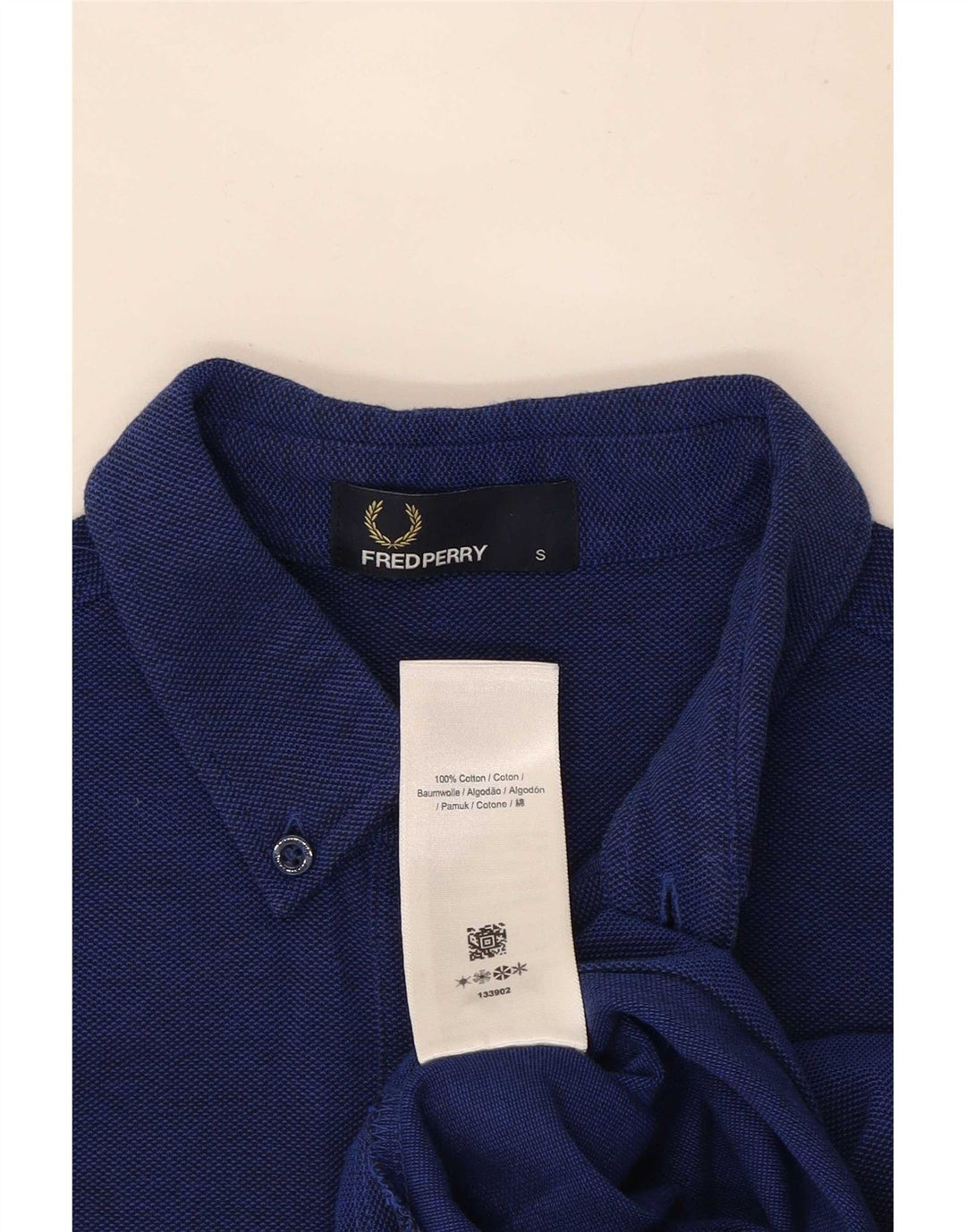 Fred Perry Herre poloskjorte lille marineblå stribet bomuld