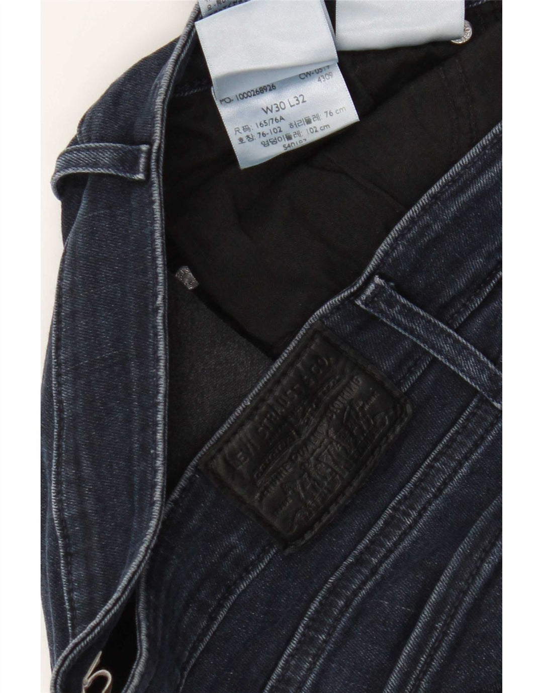 Levi's Dame 712 Slim Jeans W30 L29 Marineblå Bomuld