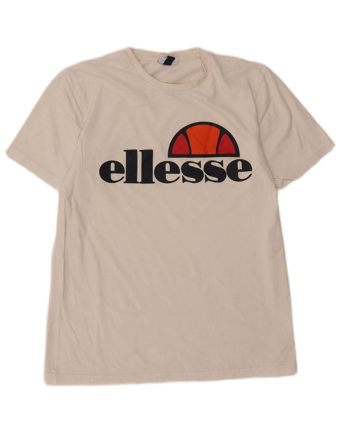 ELLESSE Womens Graphic T-Shirt Top UK 16 Large White