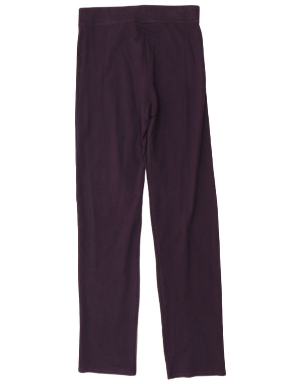 MARKS & SPENCER Womens Leggings UK 12 Medium Navy Blue Cotton