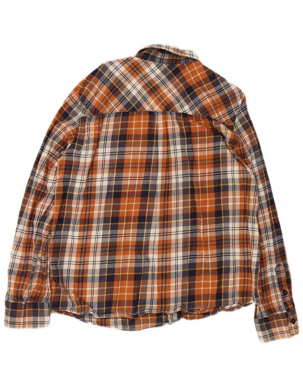 Mountain Warehouse Herre Regular Fit Flanellskjorte 3XL Brun Plaid Bomuld