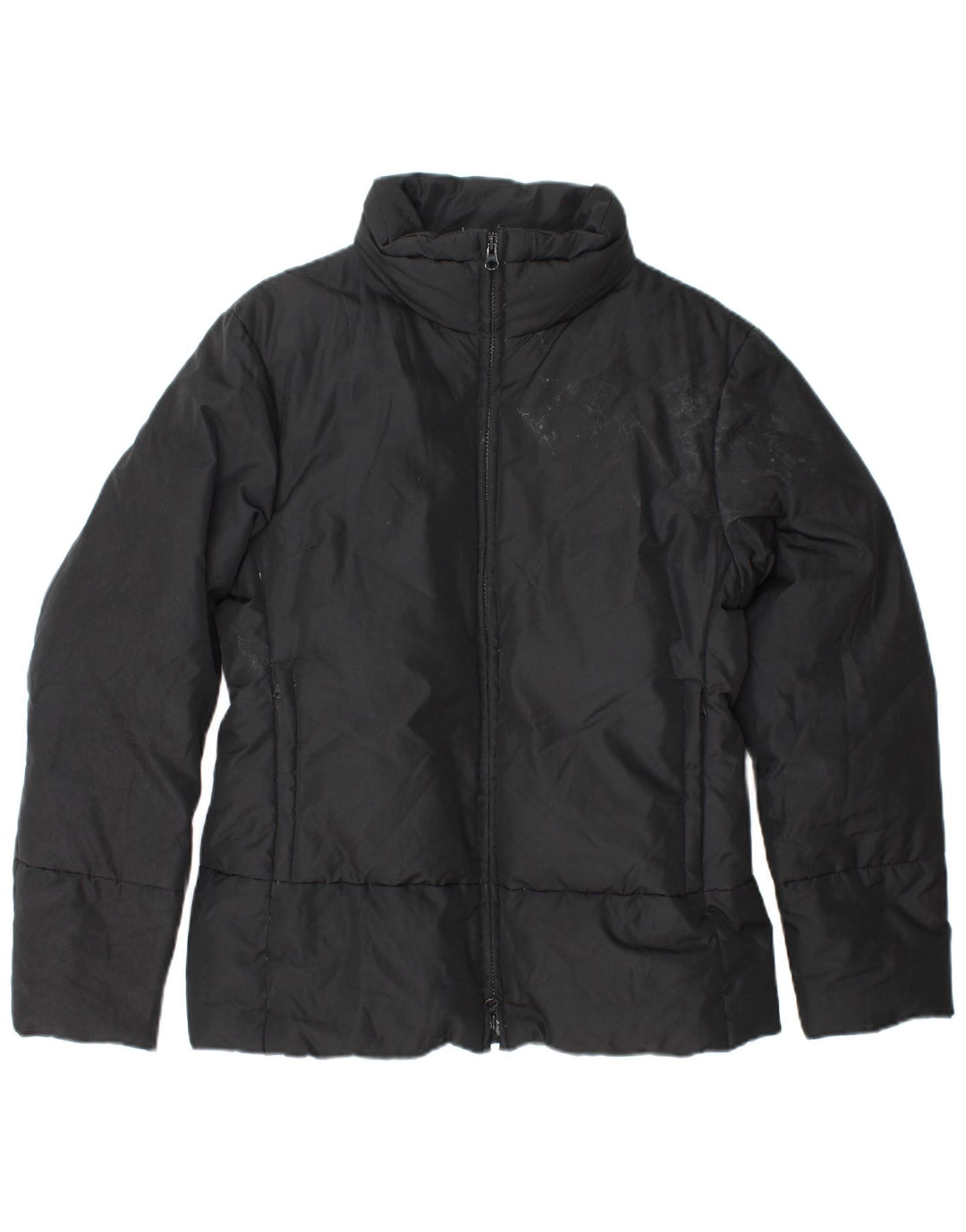 SISLEY Polstret Damejakke UK 14 Medium Sort Polyester