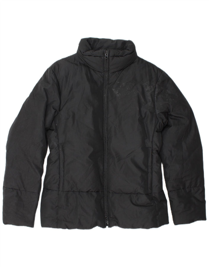 SISLEY Polstret Damejakke UK 14 Medium Sort Polyester