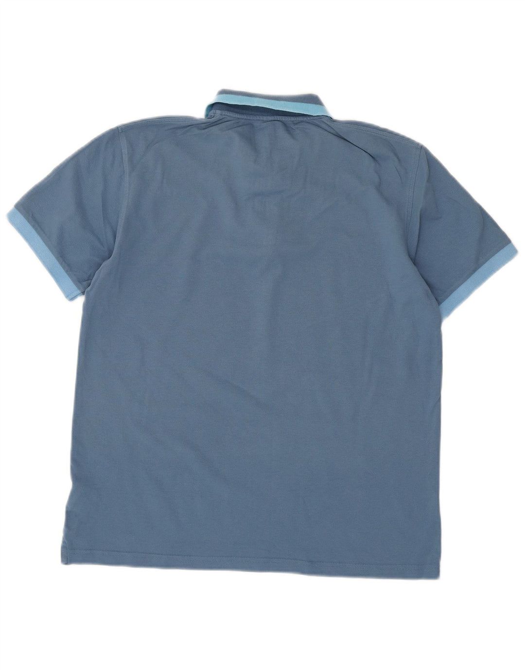 Sun68 Herre poloshirt Stor blå bomuld