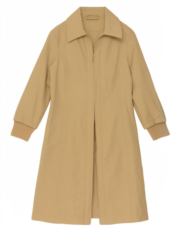 Pinko Womens Trench Coat UK 12 Medium Beige Polyester