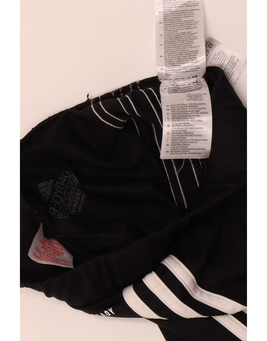 Adidas Girls Aeroready Leggings 9-10 år Sort polyester