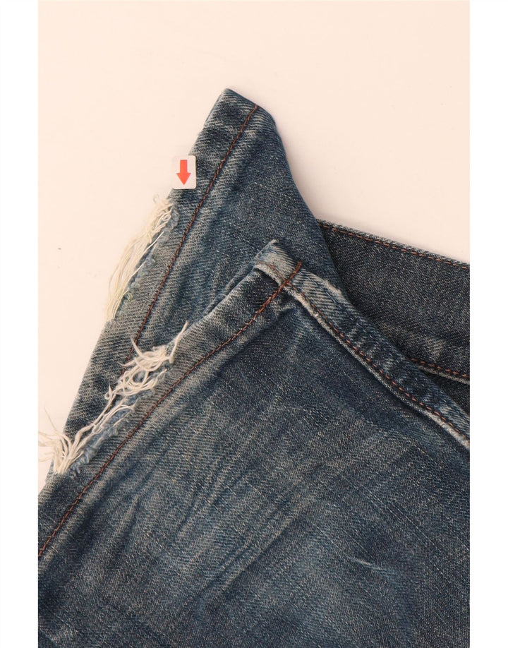 LEE Distressed Slim Jeans til drenge 11-12 år W26 L30 Blå Bomuld