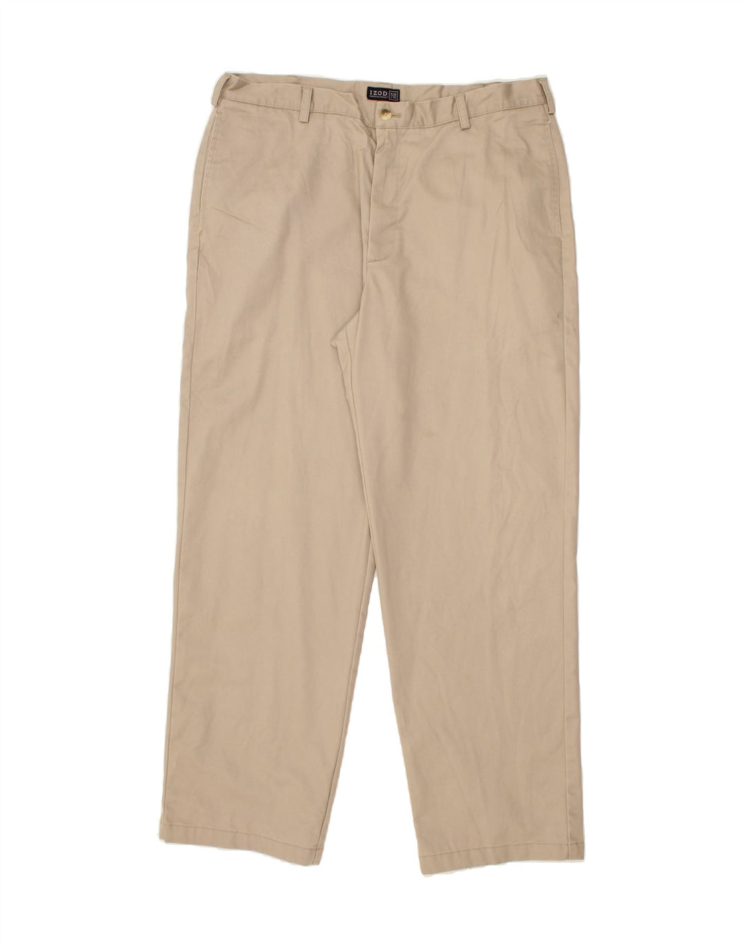 IZOD Mens Chino Trousers W38 L32 Beige Cotton Vintage Izod and Second-Hand Izod from Messina Hembry 
