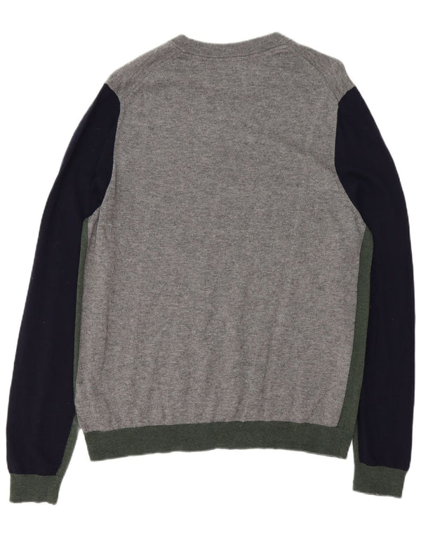 White Stuff Dame Boat Neck Jumper Sweater UK 18 XL Grå Colourblock