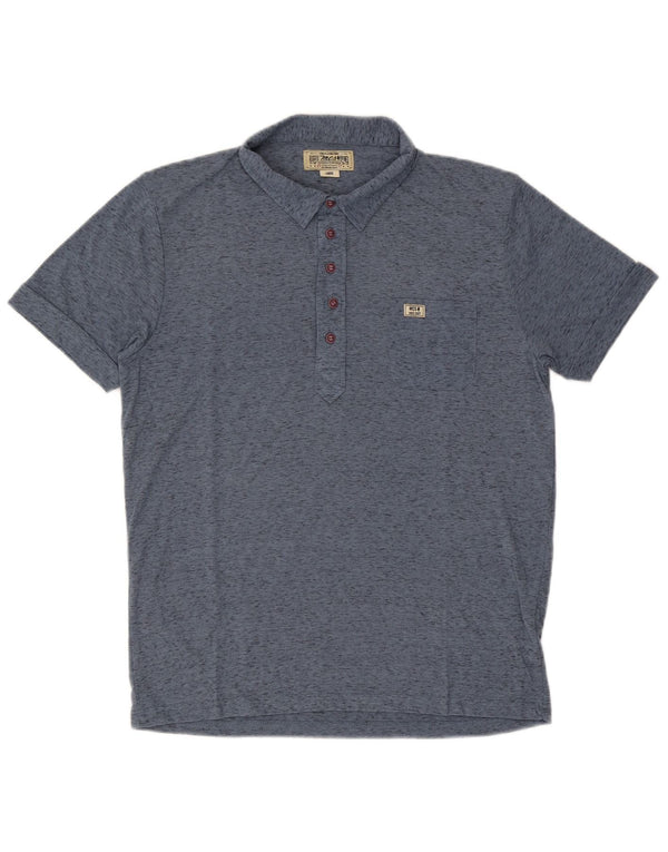 Marlboro Classics Poloskjorte til mænd Large Blue Flecked Polyester