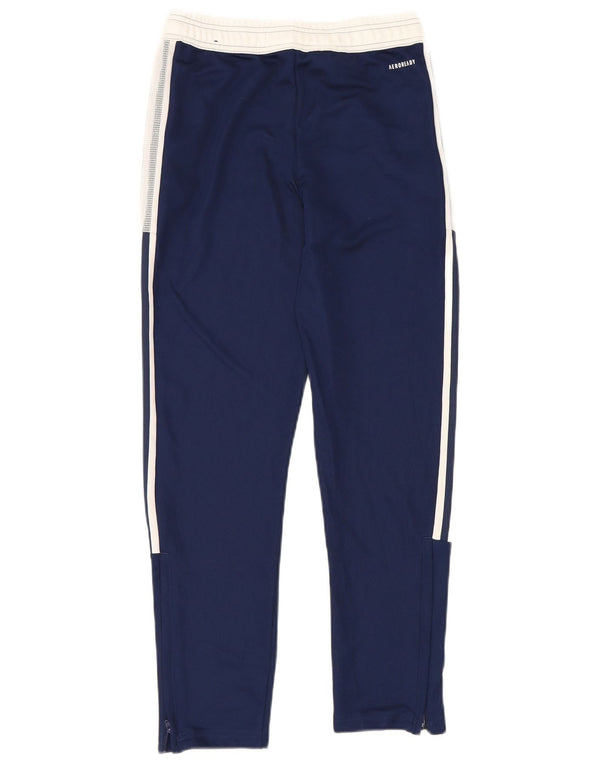 Adidas Aeroready træningsdragtsbukser til piger 12-13 år Navy Blue Colourblock