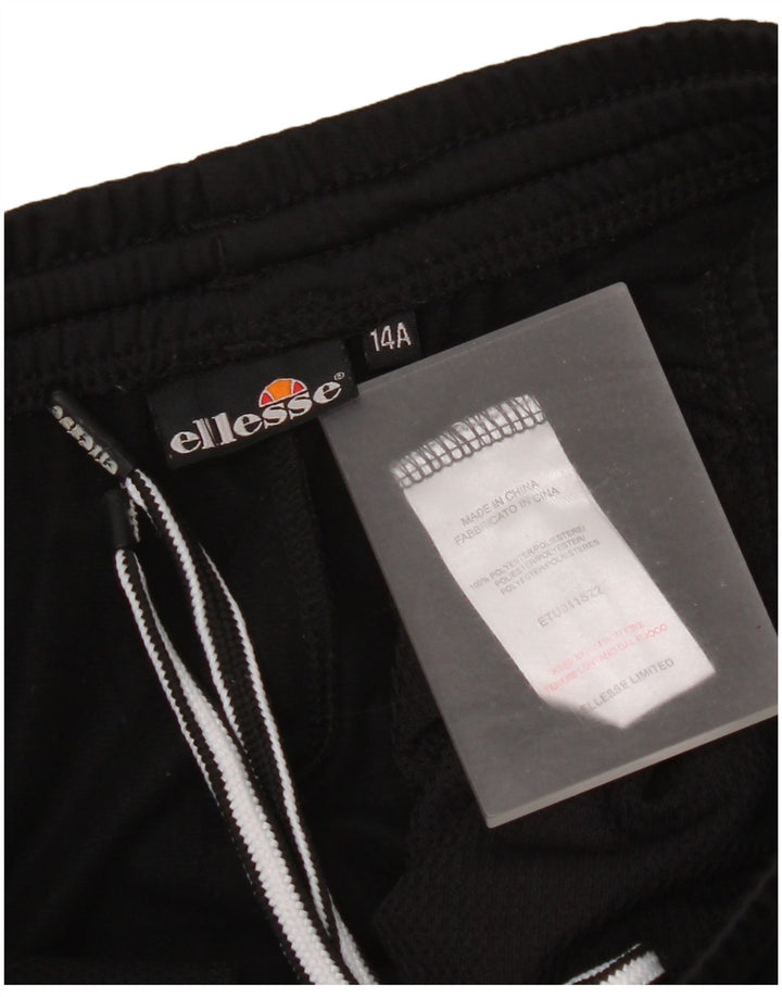 Ellesse Boys Tracksuit Bukser 13-14 År Sort Polyester