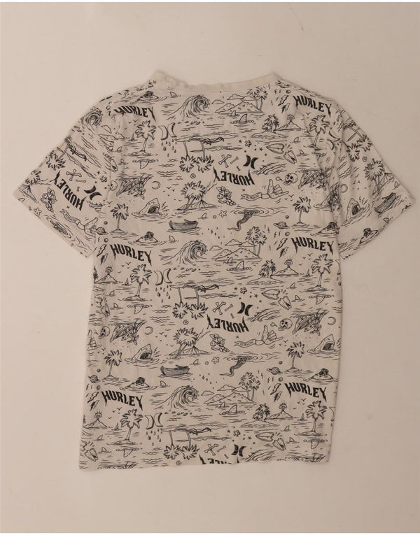 Hurley Boys Grafisk T-Shirt Top 13-14 år XL Hvid