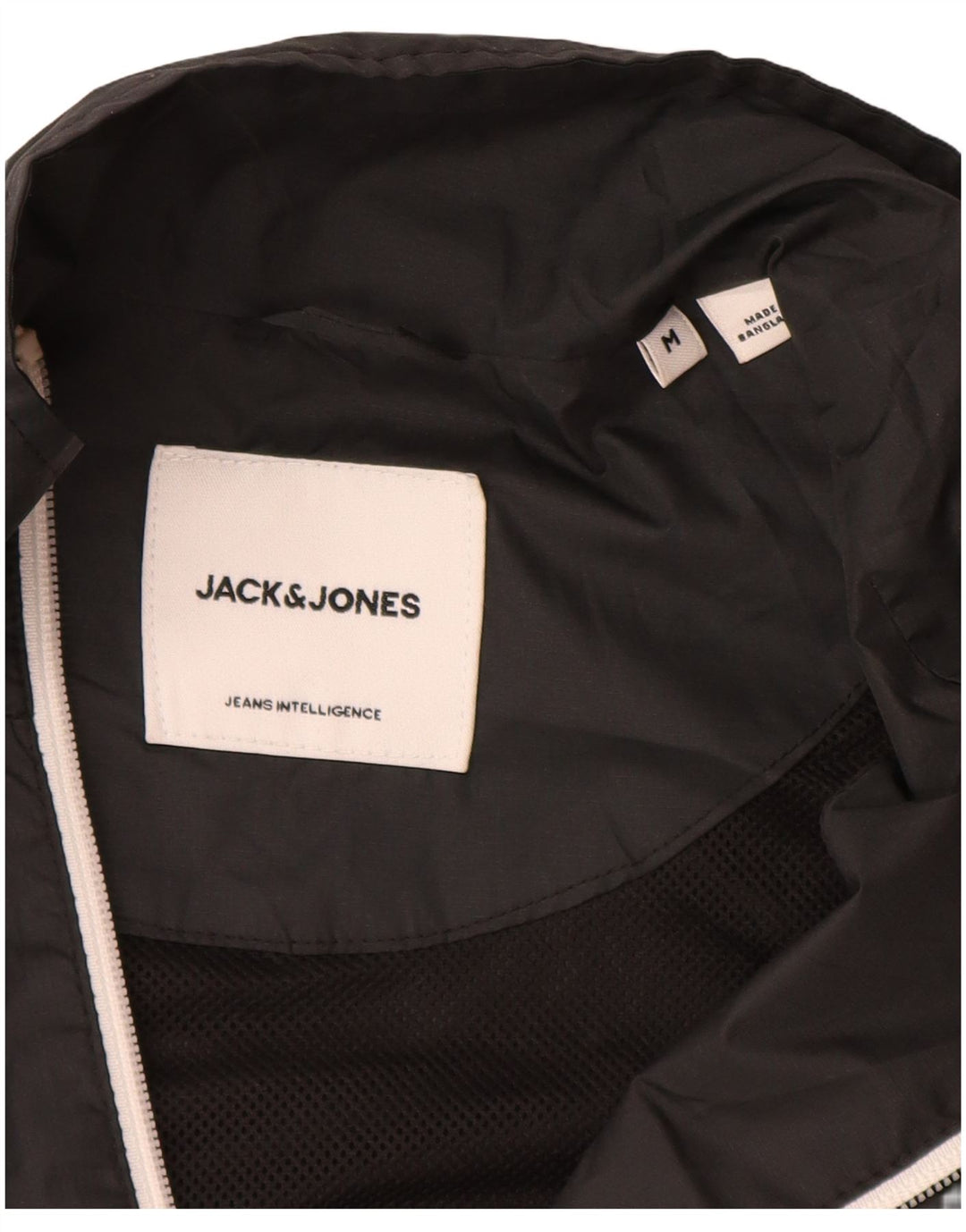 Jack & Jones Træningsdragt til mænd Top jakke Medium Sort Polyester