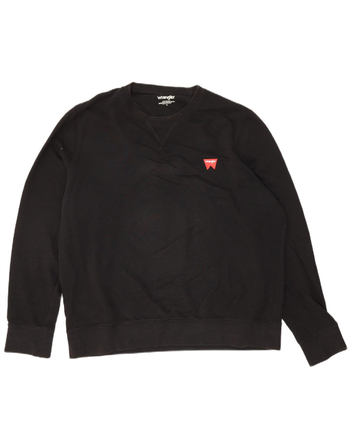 Wrangler Herre Sweatshirt Jumper XL Sort Bomuld