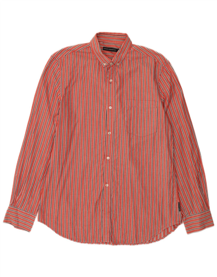FRANSK FORBINDELSE Herreskjorte Medium rødstribet bomuld