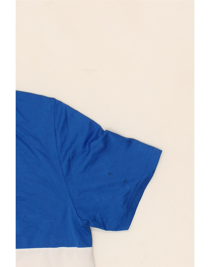 IZOD Mens Polo Shirt Large Blue Colourblock Polyester Vintage Izod and Second-Hand Izod from Messina Hembry 