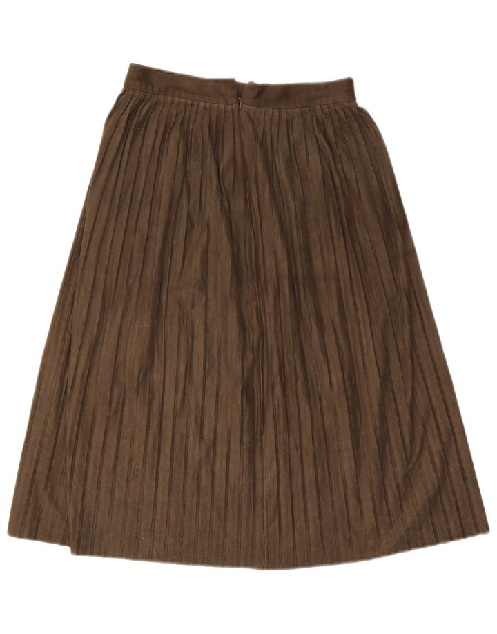 Zara A-line nederdel til kvinder Small W26 Khaki Polyester