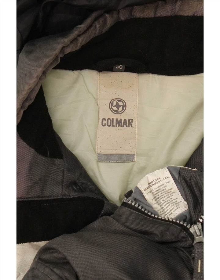 Colmar Skijakke med hætte til mænd EU 50 Medium Grå Colourblock Polyamid