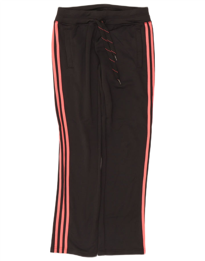 ADIDAS Womens Climalite træningsdragt Bukser UK 10 Small Black Polyester