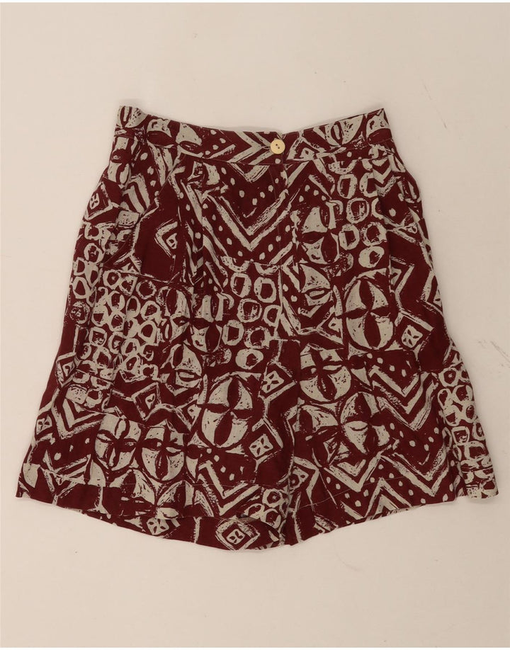 Marcello Cioni Dame Chino Shorts IT 44 Medium W26 Brun Geometrisk